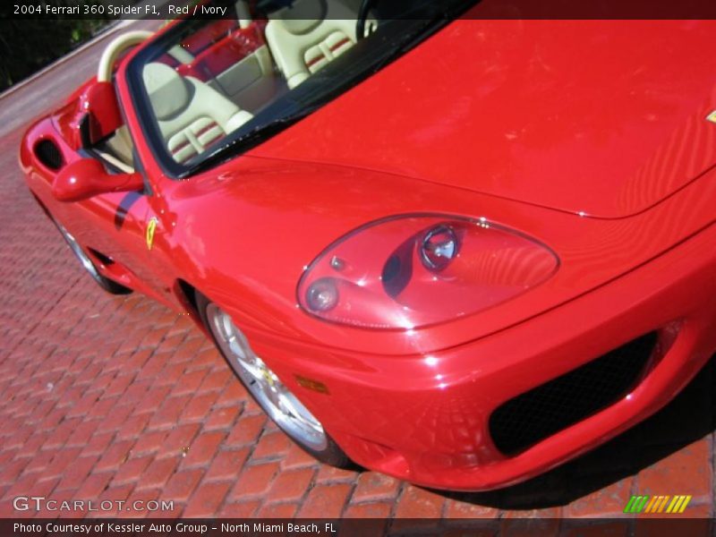 Red / Ivory 2004 Ferrari 360 Spider F1