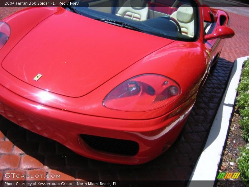 Red / Ivory 2004 Ferrari 360 Spider F1