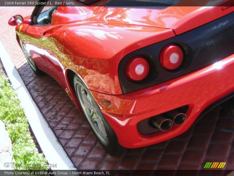Red / Ivory 2004 Ferrari 360 Spider F1