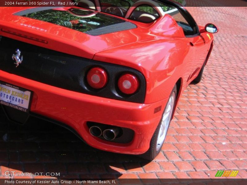 Red / Ivory 2004 Ferrari 360 Spider F1