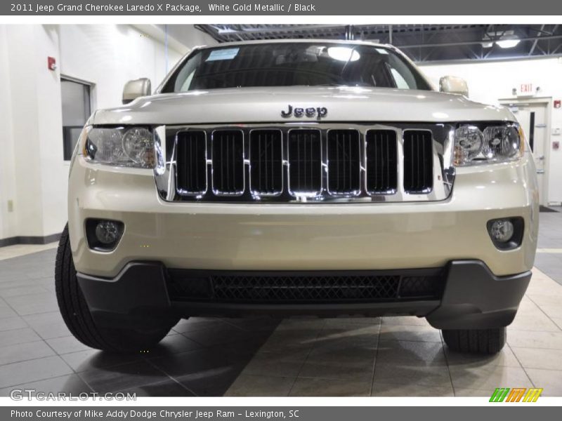 White Gold Metallic / Black 2011 Jeep Grand Cherokee Laredo X Package