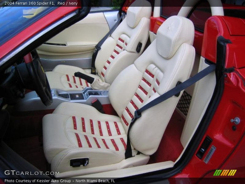  2004 360 Spider F1 Ivory Interior