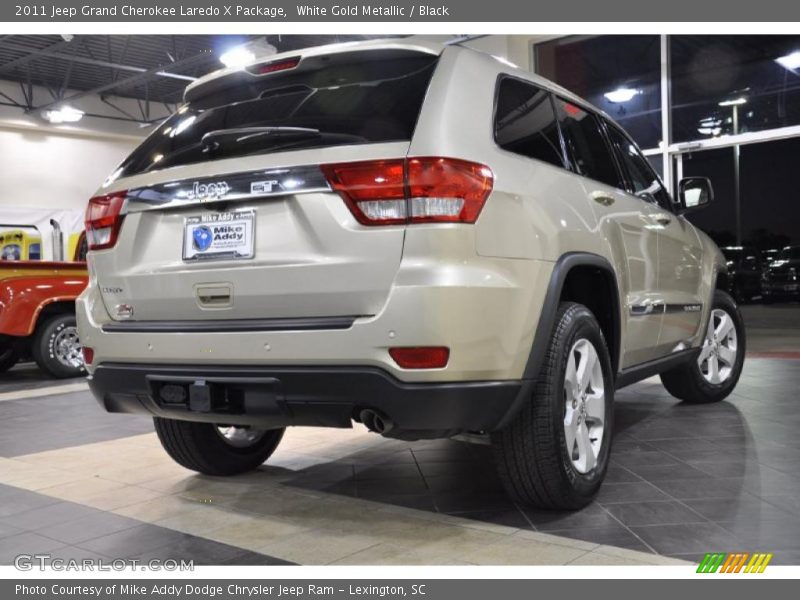White Gold Metallic / Black 2011 Jeep Grand Cherokee Laredo X Package
