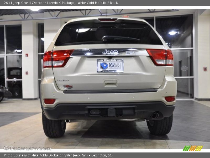 White Gold Metallic / Black 2011 Jeep Grand Cherokee Laredo X Package