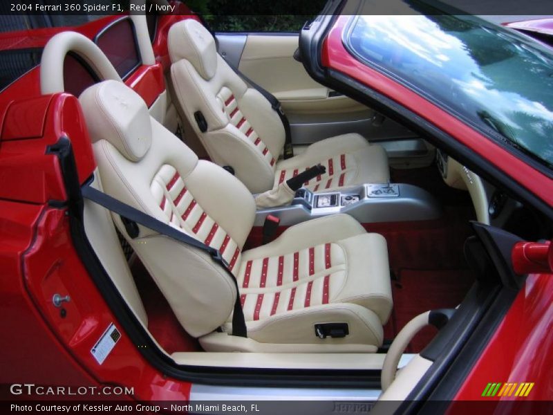  2004 360 Spider F1 Ivory Interior