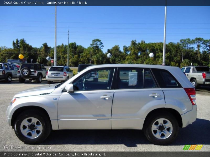Quicksilver Metallic / Black 2008 Suzuki Grand Vitara