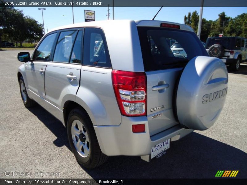 Quicksilver Metallic / Black 2008 Suzuki Grand Vitara