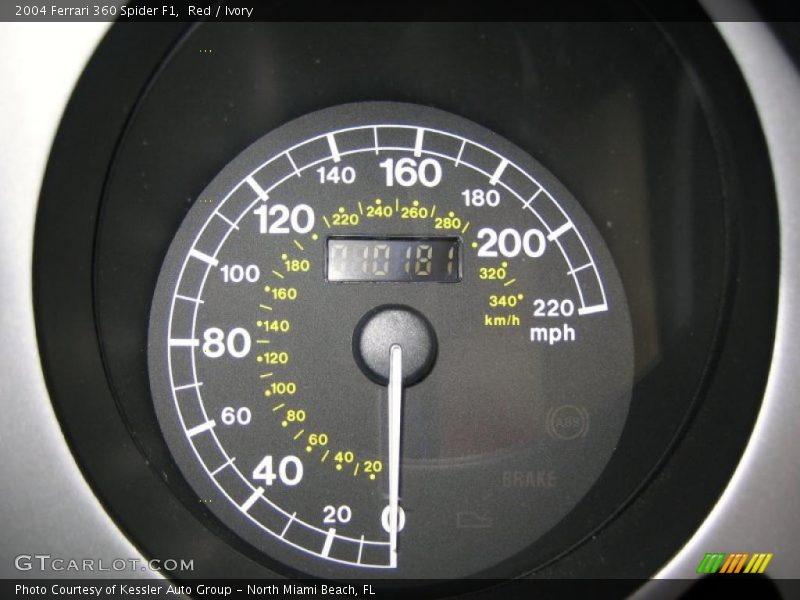  2004 360 Spider F1 Spider F1 Gauges