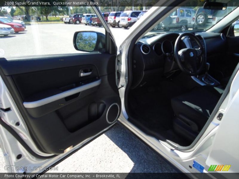 Quicksilver Metallic / Black 2008 Suzuki Grand Vitara