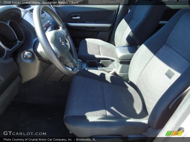 Quicksilver Metallic / Black 2008 Suzuki Grand Vitara