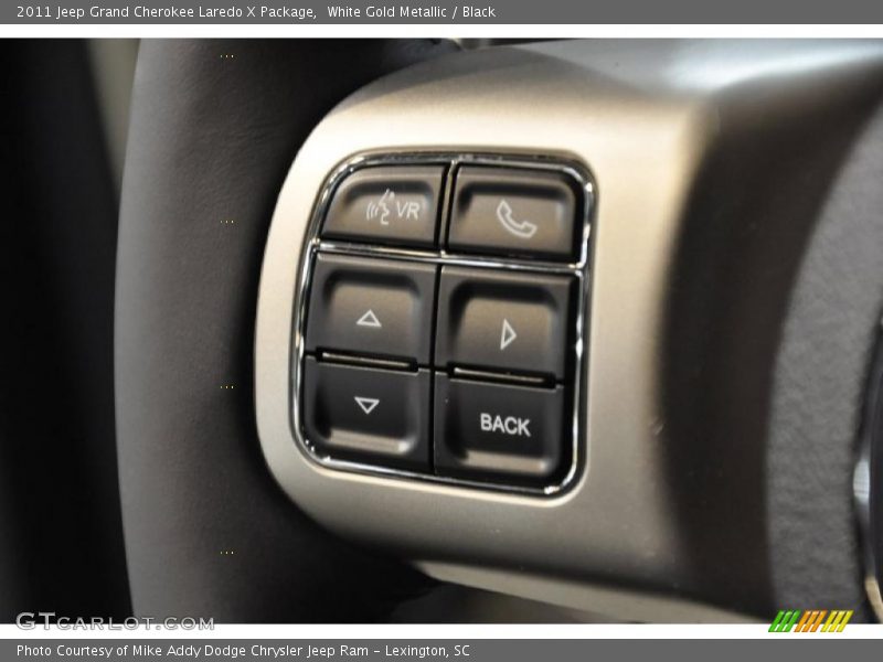 White Gold Metallic / Black 2011 Jeep Grand Cherokee Laredo X Package