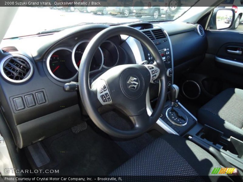 Quicksilver Metallic / Black 2008 Suzuki Grand Vitara