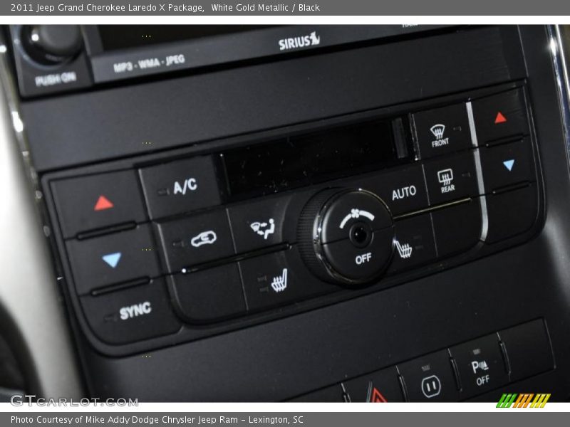 White Gold Metallic / Black 2011 Jeep Grand Cherokee Laredo X Package