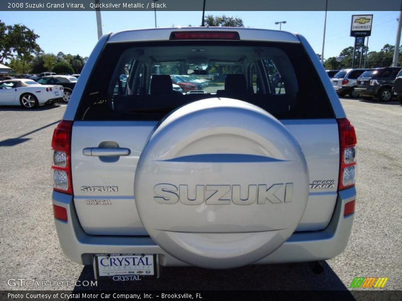 Quicksilver Metallic / Black 2008 Suzuki Grand Vitara