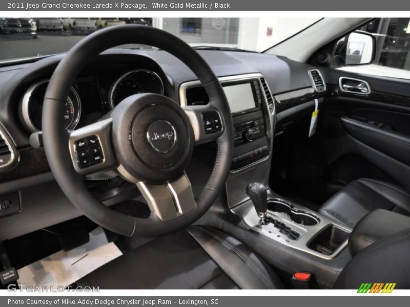 White Gold Metallic / Black 2011 Jeep Grand Cherokee Laredo X Package