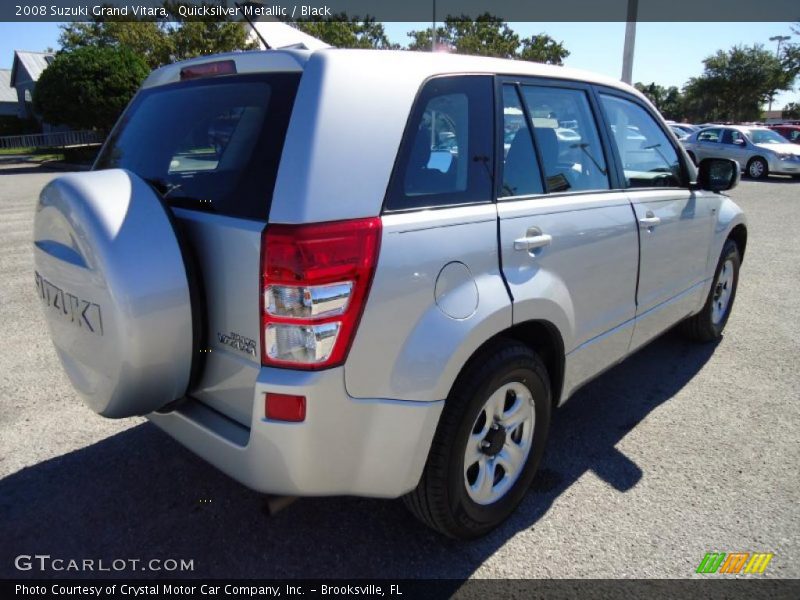 Quicksilver Metallic / Black 2008 Suzuki Grand Vitara