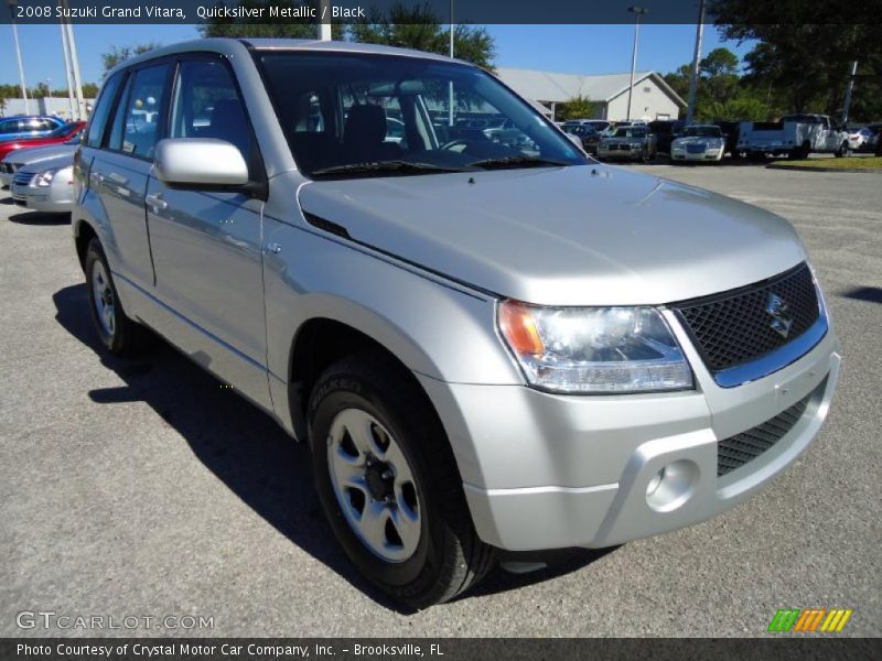 Quicksilver Metallic / Black 2008 Suzuki Grand Vitara