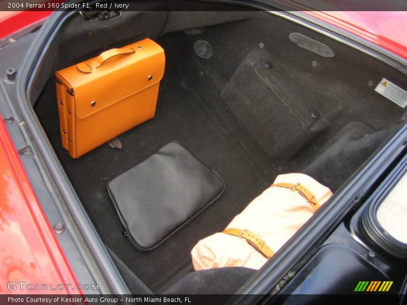  2004 360 Spider F1 Trunk