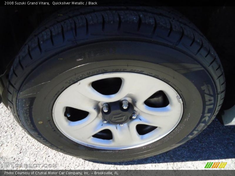 Quicksilver Metallic / Black 2008 Suzuki Grand Vitara