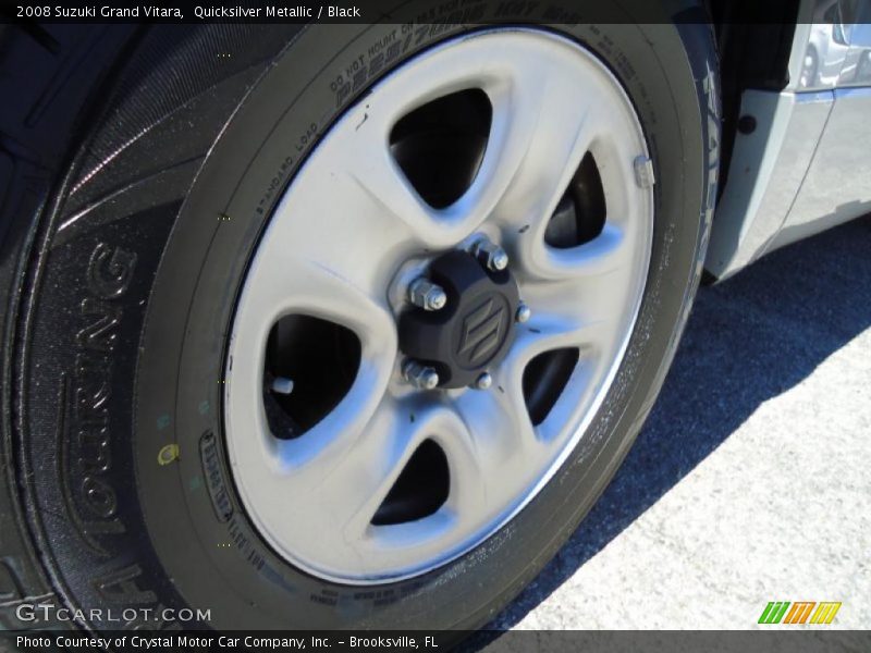 Quicksilver Metallic / Black 2008 Suzuki Grand Vitara