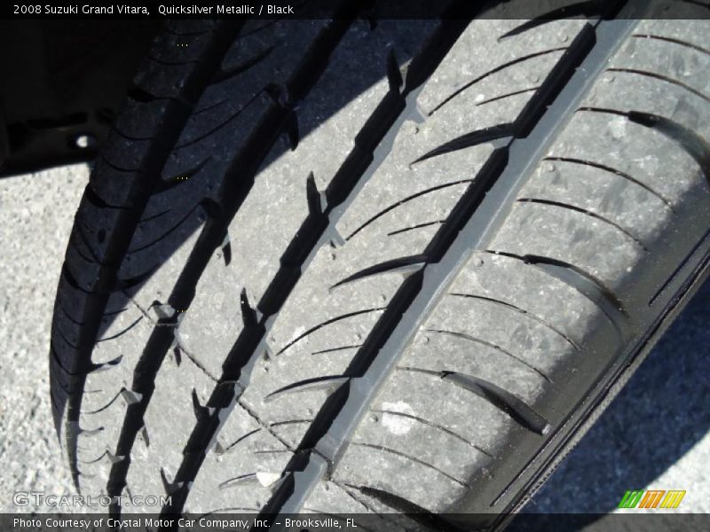 Quicksilver Metallic / Black 2008 Suzuki Grand Vitara