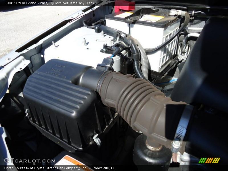 Quicksilver Metallic / Black 2008 Suzuki Grand Vitara