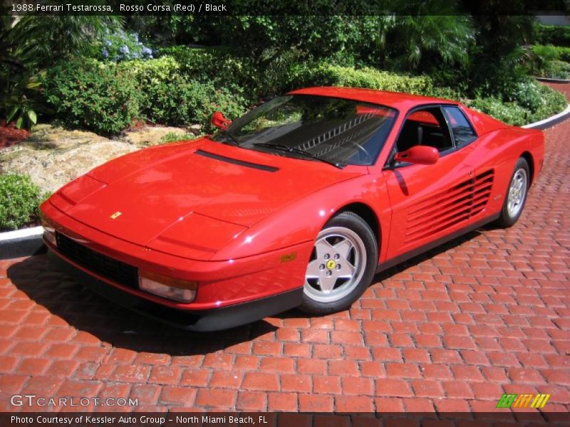 Front 3/4 View of 1988 Testarossa 