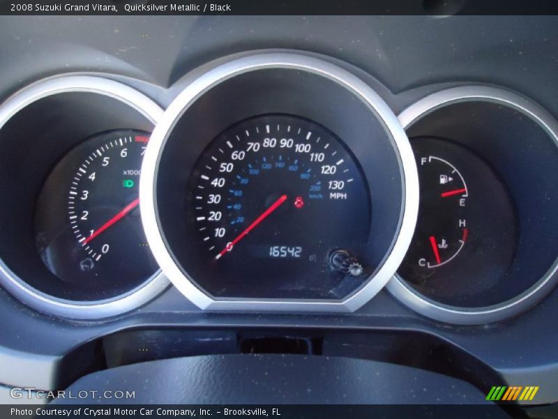 Quicksilver Metallic / Black 2008 Suzuki Grand Vitara