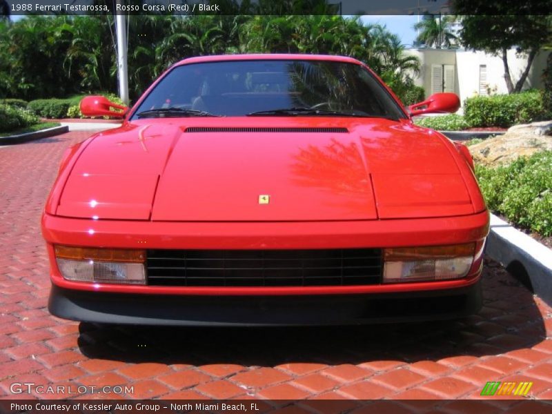 Rosso Corsa (Red) / Black 1988 Ferrari Testarossa