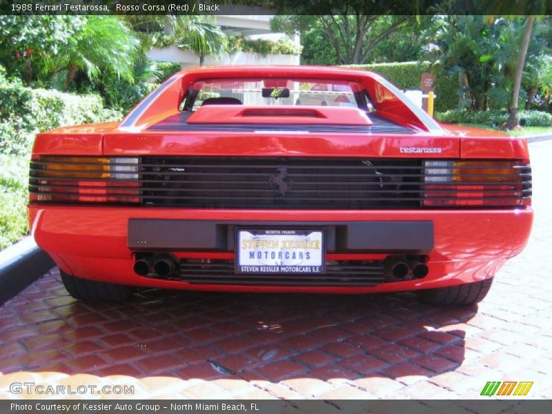 Rosso Corsa (Red) / Black 1988 Ferrari Testarossa