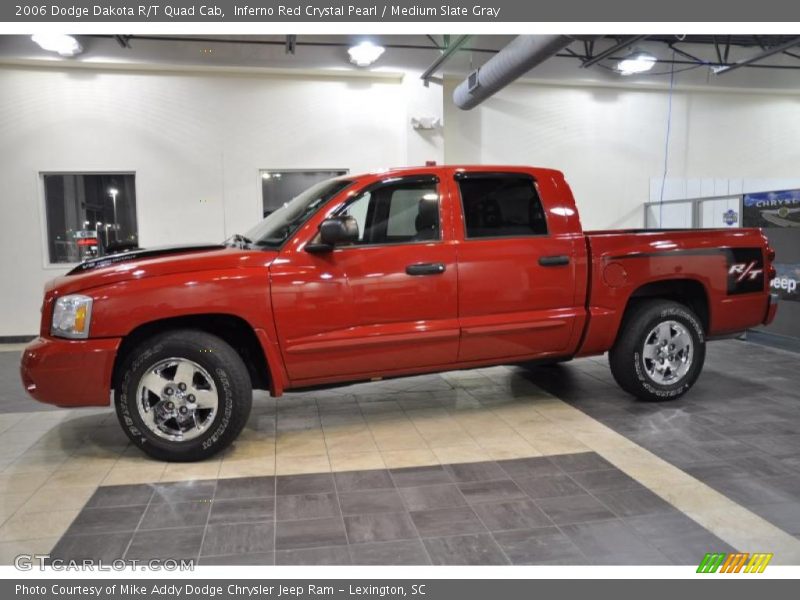  2006 Dakota R/T Quad Cab Inferno Red Crystal Pearl