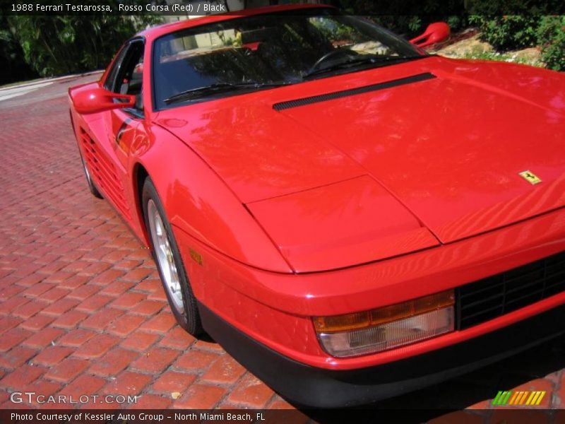 Rosso Corsa (Red) / Black 1988 Ferrari Testarossa