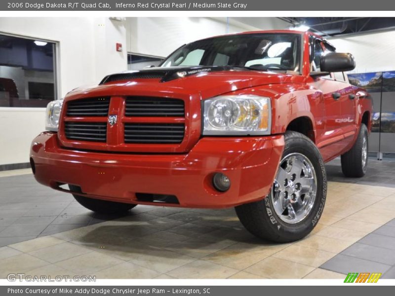 Inferno Red Crystal Pearl / Medium Slate Gray 2006 Dodge Dakota R/T Quad Cab