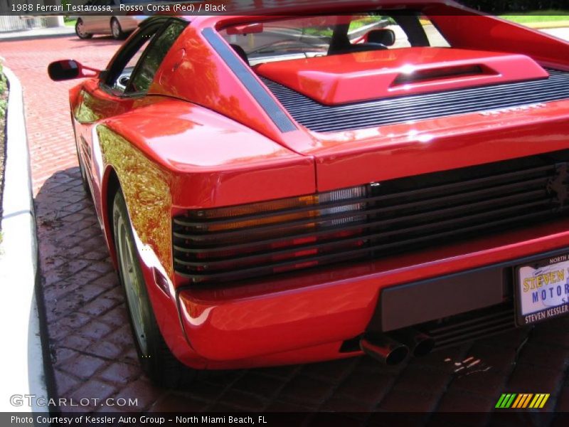 Rosso Corsa (Red) / Black 1988 Ferrari Testarossa