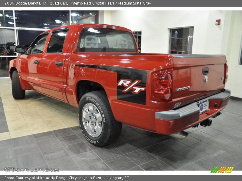 Inferno Red Crystal Pearl / Medium Slate Gray 2006 Dodge Dakota R/T Quad Cab