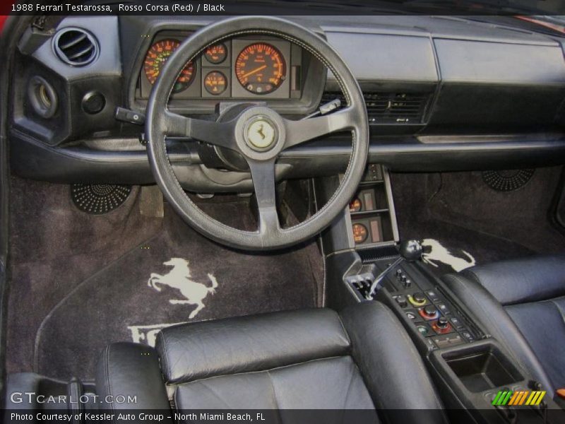 Black Interior - 1988 Testarossa  