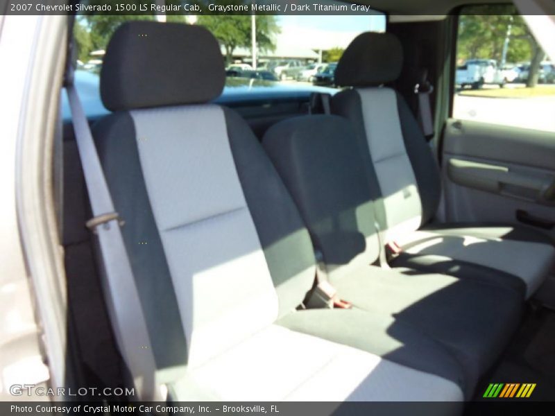 Graystone Metallic / Dark Titanium Gray 2007 Chevrolet Silverado 1500 LS Regular Cab