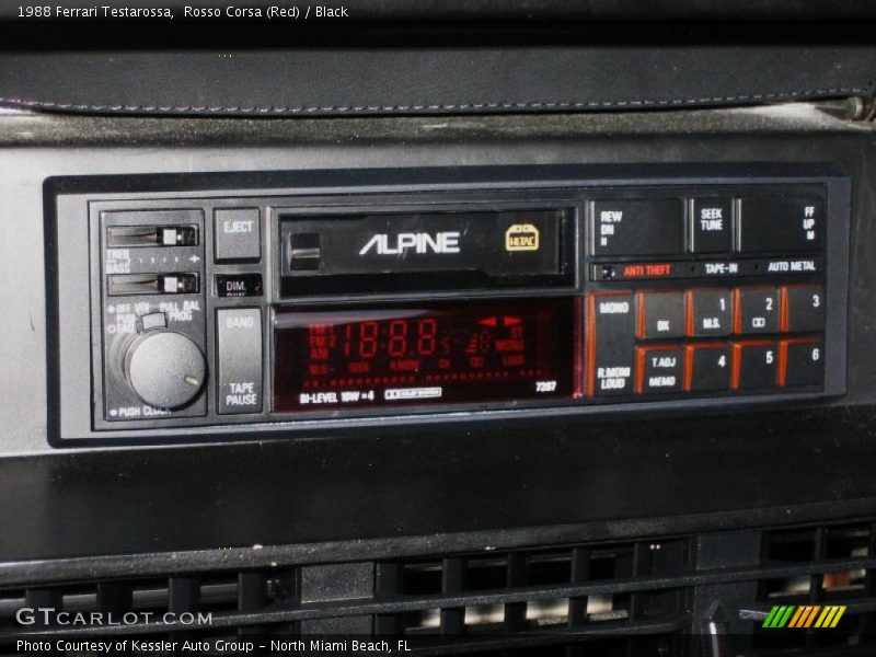 Audio System of 1988 Testarossa 