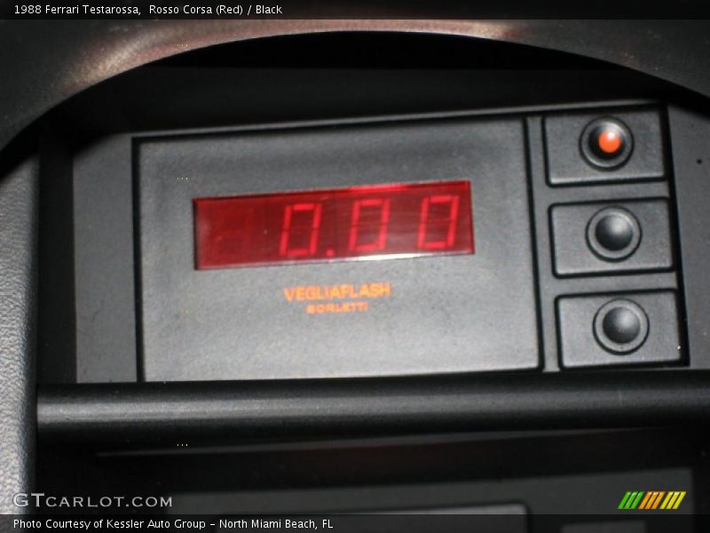 Controls of 1988 Testarossa 