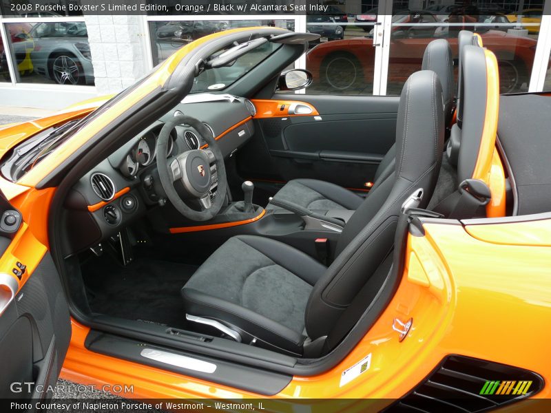 Orange / Black w/ Alcantara Seat Inlay 2008 Porsche Boxster S Limited Edition