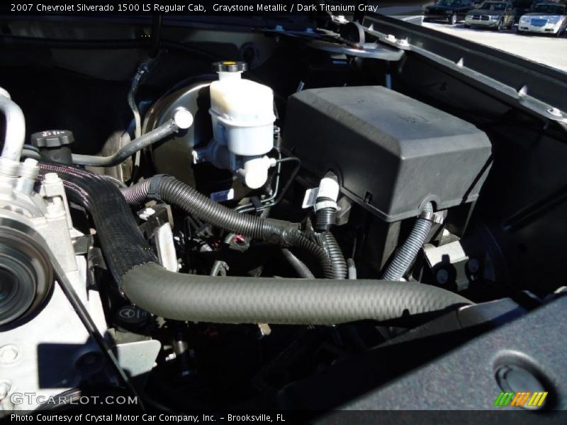 Graystone Metallic / Dark Titanium Gray 2007 Chevrolet Silverado 1500 LS Regular Cab