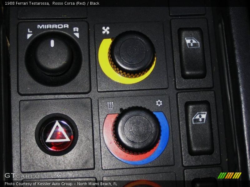 Controls of 1988 Testarossa 