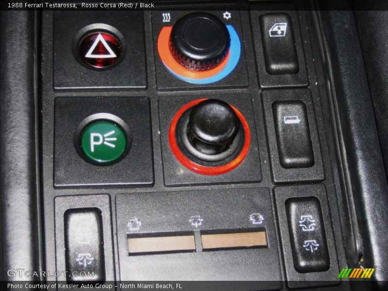 Controls of 1988 Testarossa 