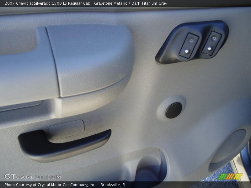 Graystone Metallic / Dark Titanium Gray 2007 Chevrolet Silverado 1500 LS Regular Cab