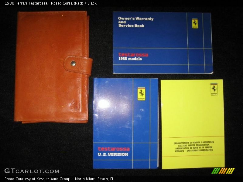Books/Manuals of 1988 Testarossa 