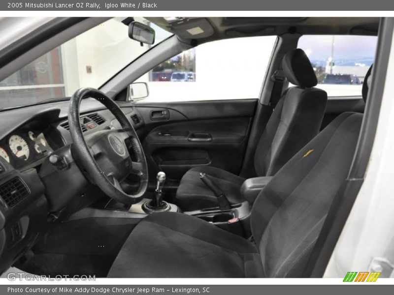 Igloo White / Black 2005 Mitsubishi Lancer OZ Rally