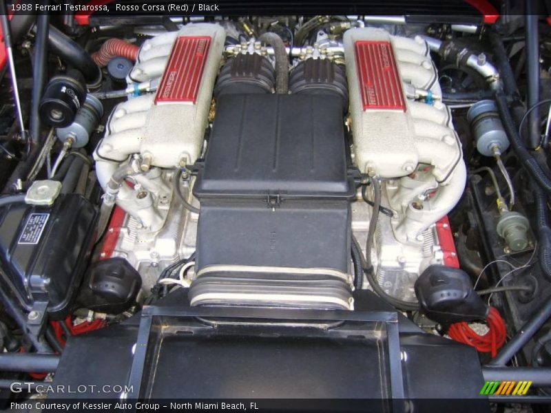  1988 Testarossa  Engine - 4.9 Liter DOHC 48V Flat 12 Cylinder