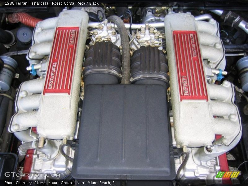  1988 Testarossa  Engine - 4.9 Liter DOHC 48V Flat 12 Cylinder
