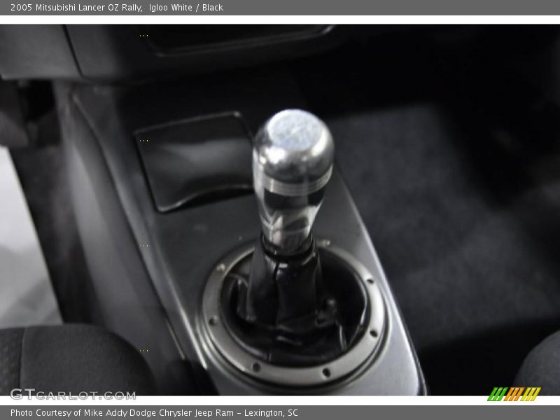 Igloo White / Black 2005 Mitsubishi Lancer OZ Rally