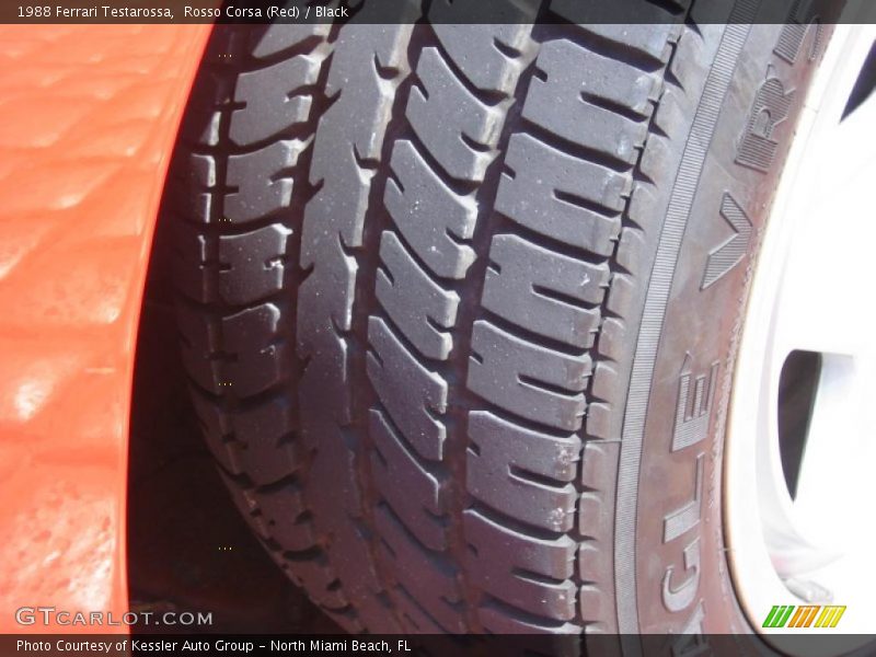 Rosso Corsa (Red) / Black 1988 Ferrari Testarossa